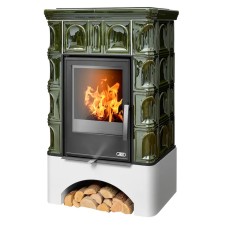 Kachlová kamna ABX Britania s výměníkem, zelená